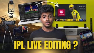 IPL Live Editing amp Broadcasting😲 BTS OF IPL [upl. by Sakhuja]