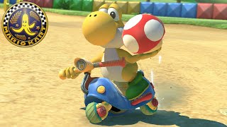 Mario Kart 8 Deluxe  Mirror Banana Cup Yellow Yoshi Gameplay [upl. by Inkster673]