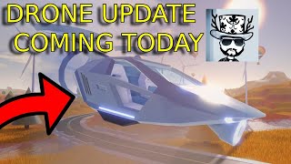 JAILBREAK DRONE UPDATE COMING  Roblox Jailbreak Live [upl. by Alegna554]