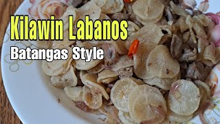 Kilawin Labanos Batangas Style [upl. by Akahs]