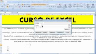 LOCALIZAR e SUBSTITUIR palavra texto Excel Função Procurar AutoFiltro Extrair texto Planilha Concurs [upl. by Eceirehs]