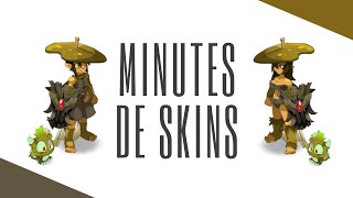 Dofus  Minutes de Skins  Caracoiffe  Cape Colorivante  Bouclier du Chêne Mou  Godron Poisseux [upl. by Forkey]