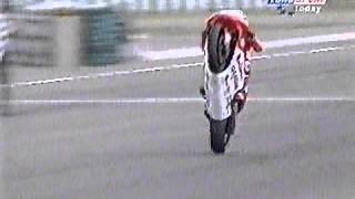 Max Biaggi  Best Wheelie save ever [upl. by Atinad]