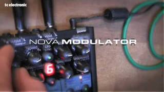 TC Electronic Nova Modulator as a bass pedal [upl. by Stenger]