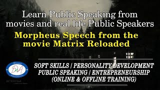 Morpheus speech from the movie Matrix Reloaded [upl. by Acinemod312]