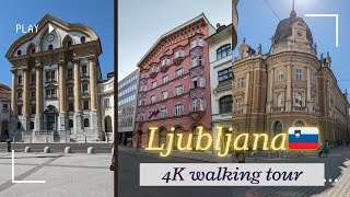 Ljubljana 🇸🇮 4K Walking Tour Discover the Secrets of Slovenias Capital [upl. by Cocke]