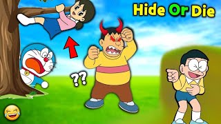 Hide Or Die Challenge 😱  Funny Game [upl. by Kcirdlek]