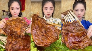 CHINESE MUKBANG SPICY FOOD LAMB RIBSXiao Yu Mukbang Bingxin666 Mukbang EATING SHOW [upl. by Behlke277]