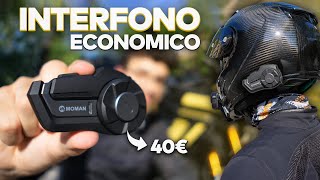 INTERFONO MOTO ECONOMICO un ACCESSORIO da AVERE  Moman H2 [upl. by Mello]