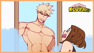 Bakugous Skincare Routine  My Hero Academia Comic Dub Kacchako [upl. by Gomer903]