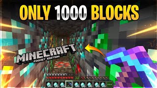 I MINED 1000 BLOCKS STRAIGHTLINE IN MINECRAFT SURVIVAL SERIES🔥🔥🔥TechnoGamerzOfficialKSGAMING [upl. by Nim]