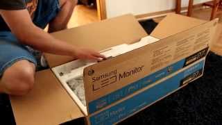 Monitor Samsung 27quot s27d390h Unboxing Rozpakowanie [upl. by Frazier]