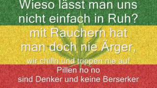 Ganja Man Ich rauch mein Ganja text [upl. by Nytsrik]