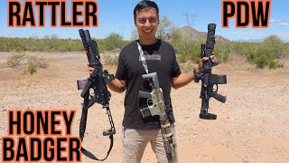 Honey Badger vs Rattler vs PDW [upl. by Tadeas2]