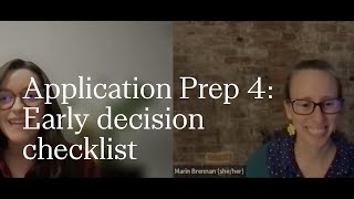 Application Prep 4 Early Decision Checklist  RISD Undergraduate Admissions  20242025 [upl. by Meisel397]