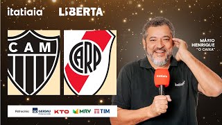 ATLÉTICO X RIVER PLATE AO VIVO NA ITATIAIA  REACT DA COPA LIBERTADORES 2024  22102024 [upl. by Hanna]