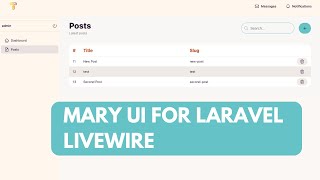 Mary UI Components for Laravel Livewire Full Tutorial [upl. by Reinaldos]