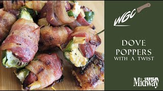 Traditional Dove Popper Recipe with a Twist  Wild Game Cook [upl. by Yttel]