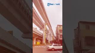 Jalur Lingkar MRT BERGESER Saat Gempa M 75 Guncang Taiwan [upl. by Elleynad]