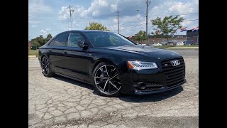 2017 Audi S8 Plus REVIEW  605 HP Executive Luxury Bullet [upl. by Anastasia]