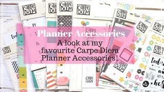 My favourite Carpe Diem A5 Planner Accessories [upl. by Deyes488]