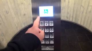 More Schindler Eurolift With Miconic 10 Destination Dispach Traction elevators  Södermalmsallén 36 [upl. by Venezia]