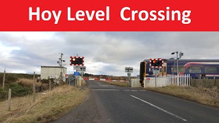 Hoy Level Crossing  Far North Line  Halkirk Highland [upl. by Ecnar]