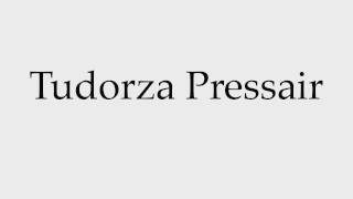 How to Pronounce Tudorza Pressair [upl. by Kyriako724]