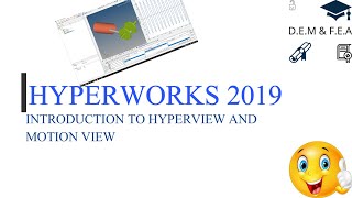 How to use HyperworksHyperViewMotionSolve – English Introduction Tutorial MBD 2022Hyperworks [upl. by Uriel]