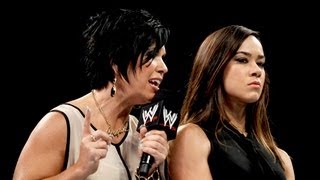 Vickie Guerrero demands an apology from AJ Lee Raw Sept 3 2012 [upl. by Yraeht801]