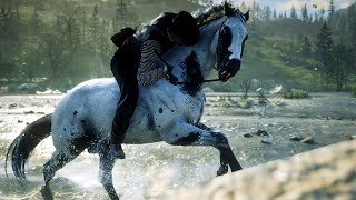 Taming and Riding the Rare Beautiful Appaloosa Horse in Red Dead Redemption 2 [upl. by Nirol]