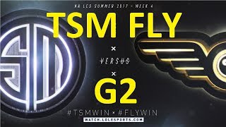 TSM vs FLY Game 2 Highlights 2017 NALCS SUMMER SPLIT WEEK 4 DAY 2 [upl. by Schreib]