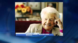 Mississauga Mayor Hazel McCallion wants better transit for her birthday [upl. by Odelinda]