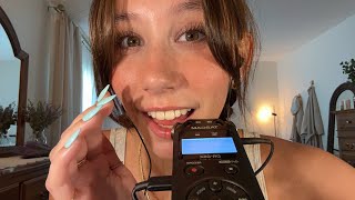 ASMR  Mic BitingEar Eating Mouth Sounds TASCAM [upl. by Suhploda]