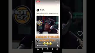 Desiigner Freestyle at Funk Flex😂😂😭 funkflex desiigner [upl. by Ellehciram737]