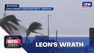 TBS  Leon makes landfall in Taiwan [upl. by Nosaes]