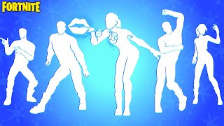 Top 30 Legendary Fortnite Dances With The Best Music [upl. by Atinrahc]