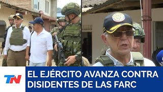 COLOMBIA I Autoridades visitaron la zona de la ofensiva del ejército contra disidentes de las FARC [upl. by Duffie]