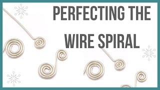 Perfecting the Wire Spiral  Beaducationcom [upl. by Freud]