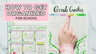 How to Get Organized for School  Plan With Me [upl. by Anaoy]