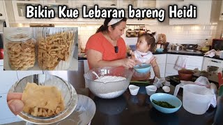 PERTAMA KALI BAKING KUE LEBARAN BARENG HEIDI  HEBOH BUKAN MAEN [upl. by Sola]