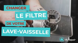 Comment remplacer le filtre d’un lavevaisselle  WeRepair [upl. by Gnagflow650]