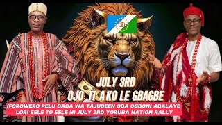 JULY 3RD OJO MALEGBAGBE LAGOS STATE MEGA RALLY OJO TO LAGBARA [upl. by Lewis]