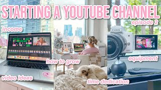 How To Start A Youtube Channel  Income Growth Equipment Time  How To Become A YouTuber Video 2 [upl. by Smitt]