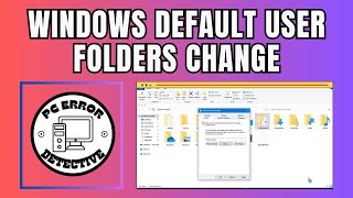 How to Change Default User Folders on Windows 10 [upl. by Aleuname143]