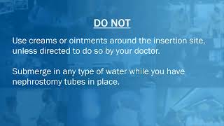 Care of Nephrostomy Tubes [upl. by Arihat]