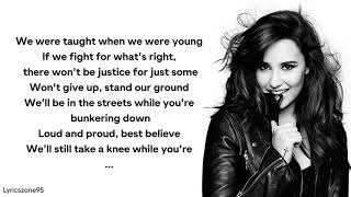 Demi Lovato  Commander In Chief Lyrics [upl. by Clovis]