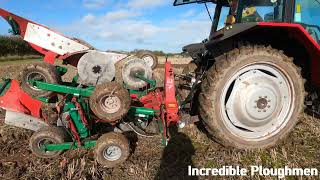 1998 Massey Ferguson 6150 Dynashift 40 Litre 4Cyl Diesel Tractor 95 HP Kverneland Plough [upl. by Uol679]