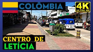 ðŸ‡¨ðŸ‡´ Andando no Centro de LETÃCIA  COLÃ”MBIA  TrÃ­plice Fronteira 2023 gopro Hero 11  4K [upl. by Frech]