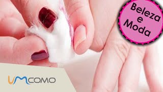 Como remover esmalte em gel em casa [upl. by Budd395]